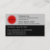 編集可能なメモ帳の名刺 名刺 (正面)