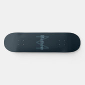 編集可能なモダンな名前 スケートボード (横)