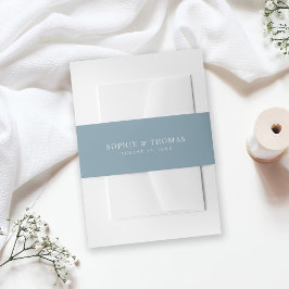 編集可能なモダン色クラシックの結婚 招待状ベリーバンド