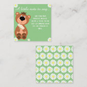 編集可能なユ考えるーザのメモ ノートカード (正面/裏面)