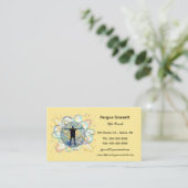 編集可能なライフコーチ物理チューター 名刺 (スタンド正面)