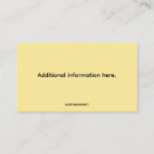 編集可能なライフコーチ物理チューター 名刺 (裏面)