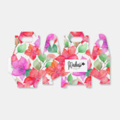 編集可能なラベルフローラパーティの好意パッケージ フェイバーボックス (折り畳みなし)