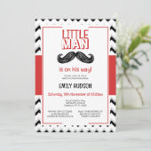 編集可能なリトルマン招待状 招待状 (スタンド正面)