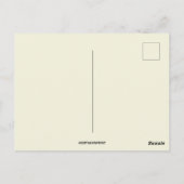 編集可能なリリー・オブ・ザ・バレーとヴィンテージの妖精 ポストカード (裏面)