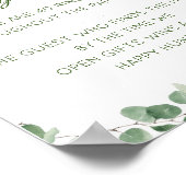 編集可能なリングハント ブライダルシャワー ゲーム ポスター (角)