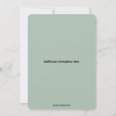 編集可能なレトロな赤い車の招待状 招待状 (裏面)