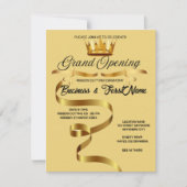 編集可能なロゴ付きビジネス会社特別 招待状 (正面)