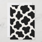 編集可能なロデオカウガール誕生日招待状 招待状 (裏面)