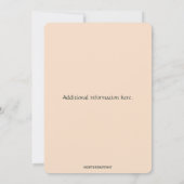 編集可能なワイルドフラワー ファミリー リユニオン パーティー 招待状 (裏面)