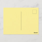 編集可能なヴィンテージの鳥のランタンクリスマス ポストカード (裏面)