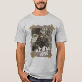 編集可能なヴィンテージ誕生日Tシャツデザイン Tシャツ