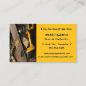 編集可能な一般請負業者 名刺 (正面)