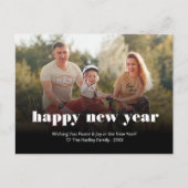 編集可能な休日フォト シーズンポストカード (正面)