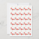 編集可能な会社クリスマス招待状 招待状 (裏面)