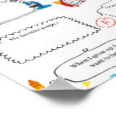 編集可能な会議の学生テンプレート ポスター (角)