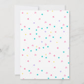 編集可能な体操の誕生日パーティーガールズ 招待状 (裏面)