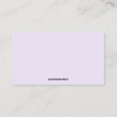 編集可能な修復スパマッサージセラピスト 名刺 (裏面)