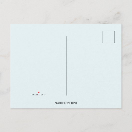 編集可能な写真引っ越しました 案内ポストカード (裏面)