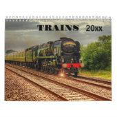 編集可能な列車 カレンダー (カバー)
