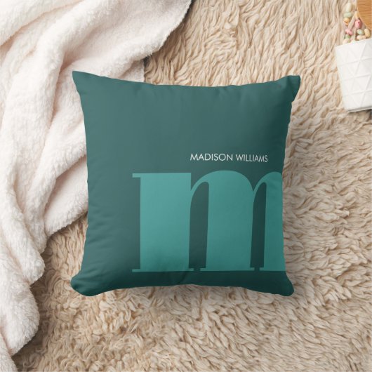 編集可能な刻印カラー パーソナライズド ネーム クッション (ブランケット)