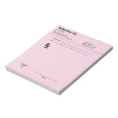 編集可能な医師処方箋カラフル医療 ノートパッド (回転)
