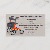 編集可能な医療用品 名刺 (正面)