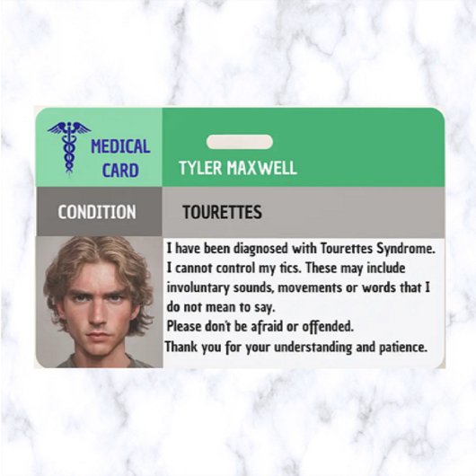 編集可能な医療警告ツール症候群 バッジ