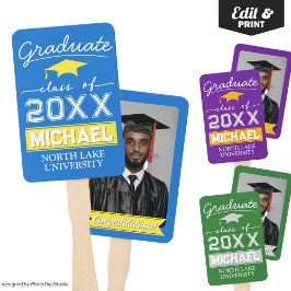 編集可能な卒業ガーデンフラグ名と学校名 ハンドファン