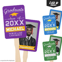 編集可能な卒業ガーデンフラグ名と学校名 ハンドファン