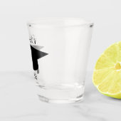 編集可能な卒業帽子 ショットグラス (右)