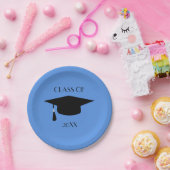 編集可能な卒業帽子 ペーパープレート (パーティー)