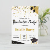 編集可能な卒業招待状 招待状 (スタンド正面)