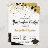 編集可能な卒業招待状 招待状 (正面/裏面)