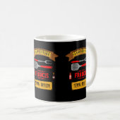 編集可能な名前でカスタマイズされたグリルマスターのマグカップ コーヒーマグカップ (正面右)