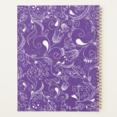 編集可能な名前と色でカスタマイズ可能なプランナー プランナー手帳 (裏面)