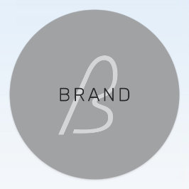 編集可能な名前または挨拶 | 黒と濃いグレー ラベル