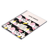 編集可能な名前を持つ学校緩和曲線ノートブック ノートブック (左側)