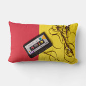 編集可能な名前カセットテープ ランバークッション (裏面)