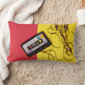 編集可能な名前カセットテープ ランバークッション (ブランケット)