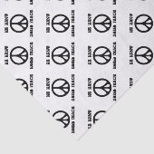 編集可能な和平サイン 薄葉紙 (詳細)