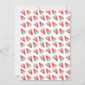 編集可能な夏パーティー印刷可能 招待状 (裏面)