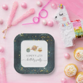 編集可能な外側空間パーティープレート ペーパープレート (パーティー)