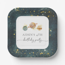 編集可能な外側空間パーティープレート ペーパープレート