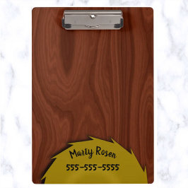 編集可能な大工のクリップボード クリップボード