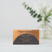 編集可能な大工の丸鋸刃 名刺 (スタンド正面)