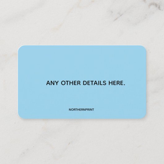 編集可能な女性洗浄皿メイドサービス 名刺 (裏面)