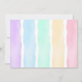 編集可能な妖精の誕生日パーティーの写真 招待状 (裏面)