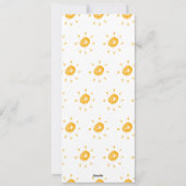 編集可能な学校の最終日、夏のグリーティングカード シーズンカード (裏面)