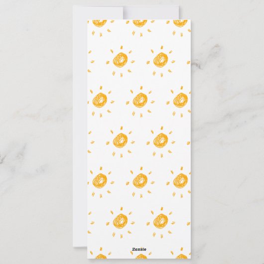 編集可能な学校の最終日、夏のグリーティングカード シーズンカード (裏面)